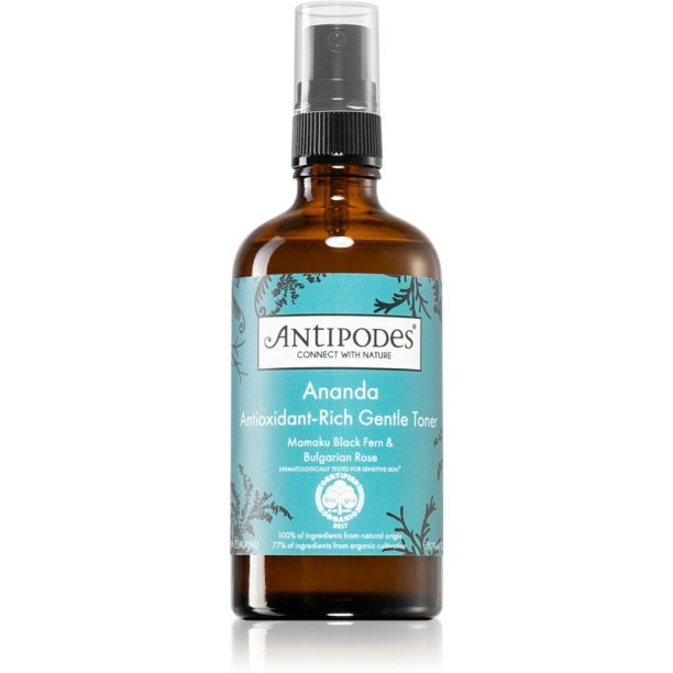 Antipodes Ananda Antioxidant-Rich Gentle Toner антиоксидиращ тоник в спрей 100 мл. на ниска цена