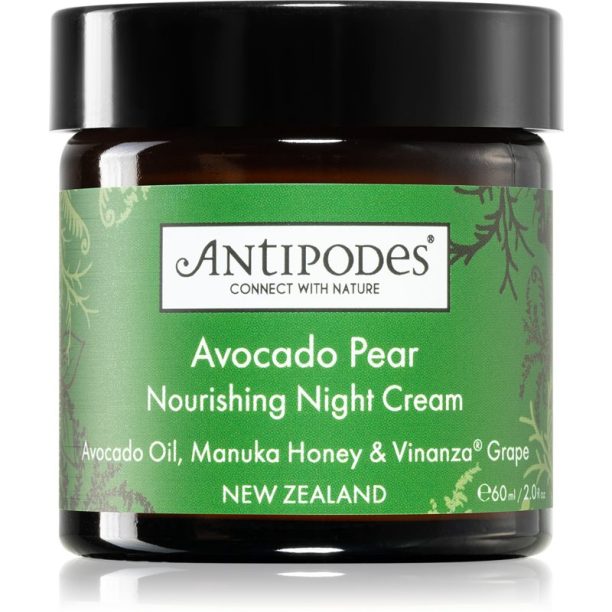 Antipodes Avocado Pear Nourishing Night Cream нощен подхранващ крем за лице 60 мл. на ниска цена