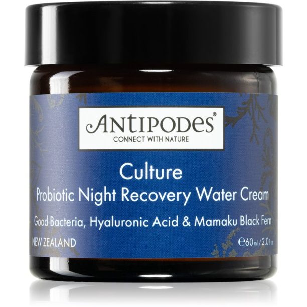 Antipodes Culture Probiotic Night Recovery Water Cream интензивен нощен крем за ревитализиране на кожата с пробиотик 60 мл. на ниска цена