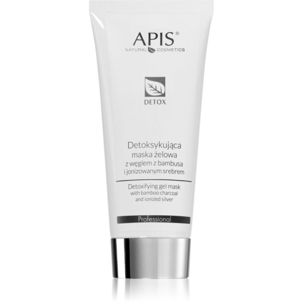 Apis Natural Cosmetics Detox Professional успокояваща гел-маска за мазна и проблемна кожа 200 мл.