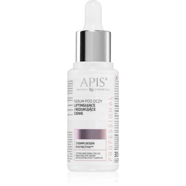 Apis Natural Cosmetics Eyefective™ Complex лифтинг серум за очи против отоци и тъмни кръгове 30 мл.