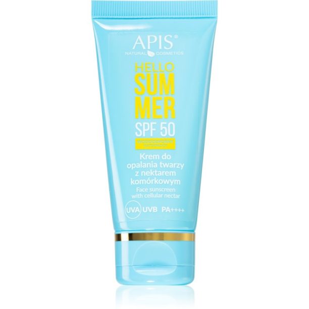 Apis Natural Cosmetics Hello Summer слънцезащитен крем за лице SPF 50 50 мл. на ниска цена