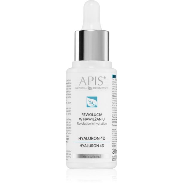 Apis Natural Cosmetics Revolution In Hydration Hyaluron 4D хиалуронов серум за дехидратирана суха кожа 30 мл. на ниска цена