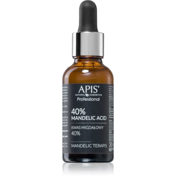 Apis Natural Cosmetics TerApis 40% Mandelic Acid изглаждащ ексфолиращ серум против несъвършенства на кожата 30 мл. на ниска цена