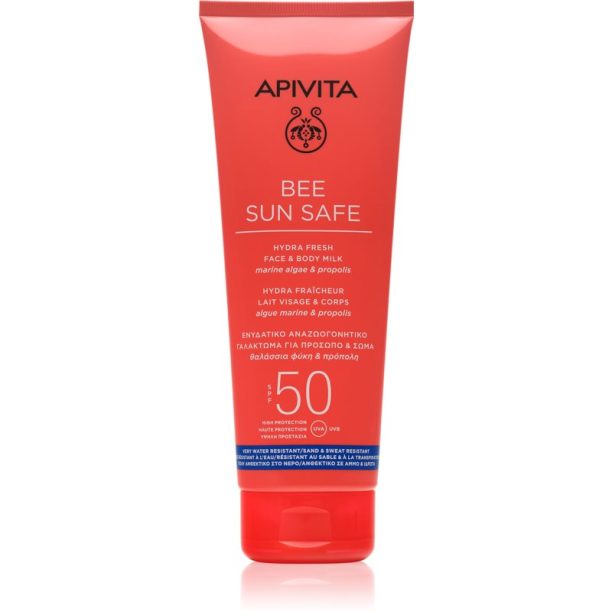 Apivita Bee Sun Safe слънцезащитен лосион за лице и тяло SPF 50 200 мл.