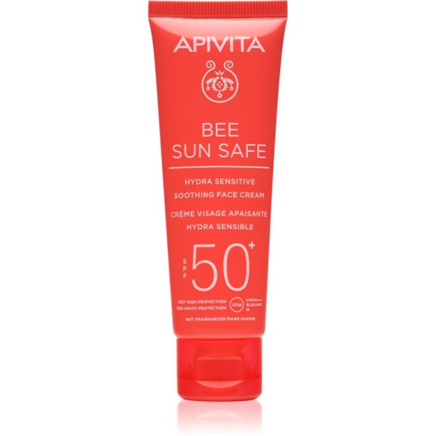 Apivita Bee Sun Safe успокояващ и хидратиращ крем SPF 50+ 50 мл.