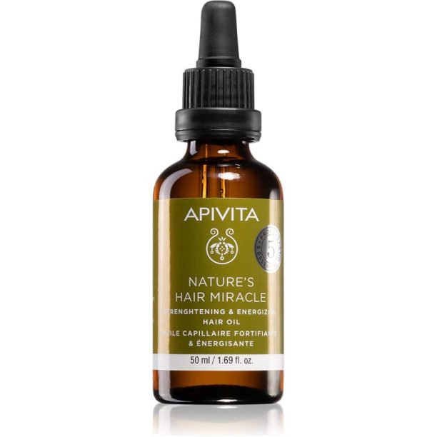 Apivita Holistic Hair Care Nature's Hair Miracle олио  за укрепване на косата 50 мл. на ниска цена