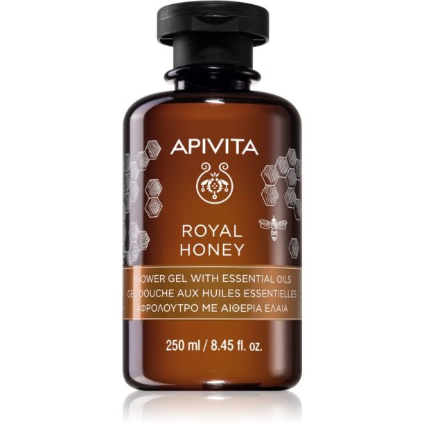 Apivita Royal Honey хидратиращ душ гел с есенциални масла 250 мл.