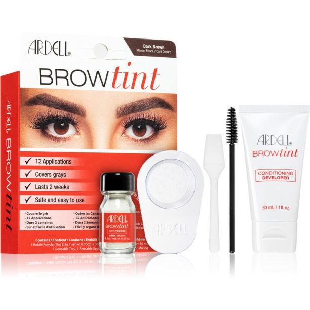 Ardell Brow Tint цвят за вежди цвят Dark Brown