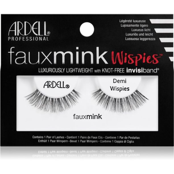 Ardell FauxMink Wispies изкуствени мигли Demi Wispies