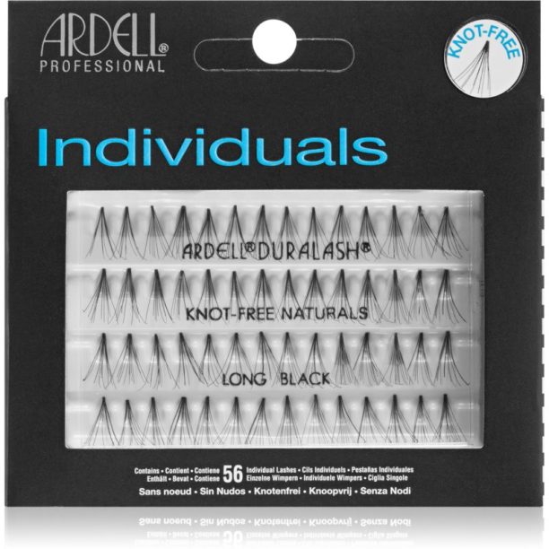 Ardell Individuals лепящи снопчета мигли без възли Long Black 56 бр.