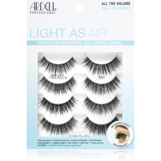 Ardell Light As Air Multipack изкуствени мигли тип 521 2x4 бр.