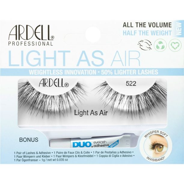 Ardell Light As Air изкуствени мигли с лепило тип 522 1 гр.