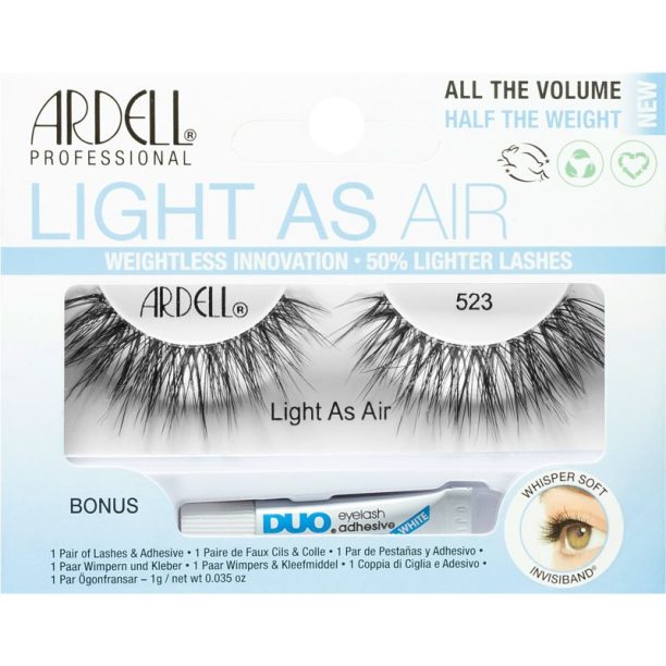 Ardell Light As Air изкуствени мигли с лепило тип 523 1 гр.