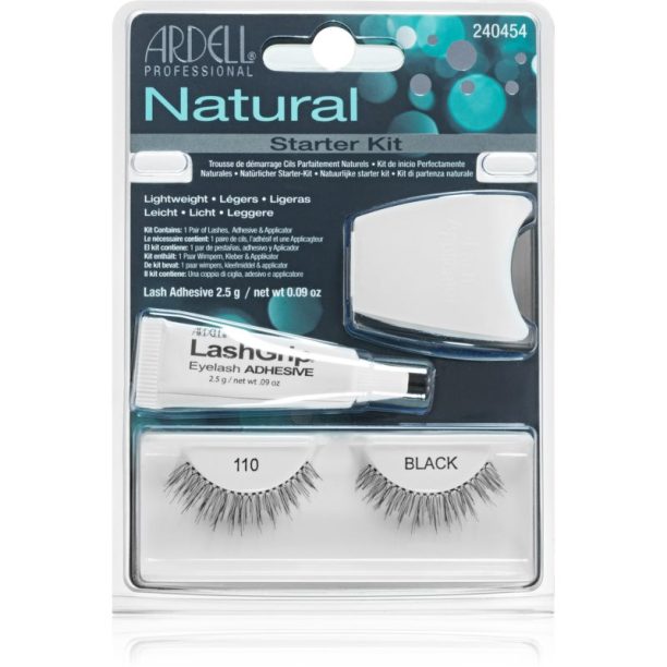 Ardell Natural изкуствени мигли с лепило 110 Black