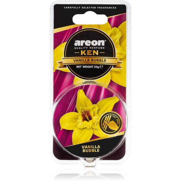 Areon Ken Vanilla Bubble aроматизатор за автомобил 35 гр.