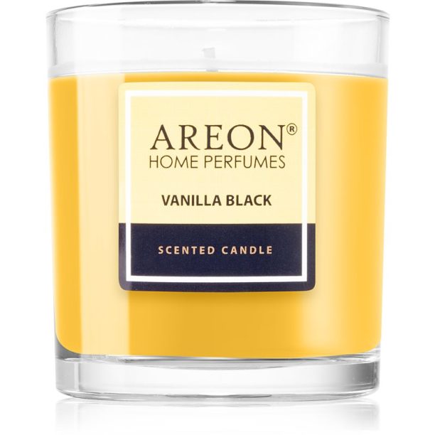 Areon Scented Candle Vanilla Black ароматна свещ 120 гр.