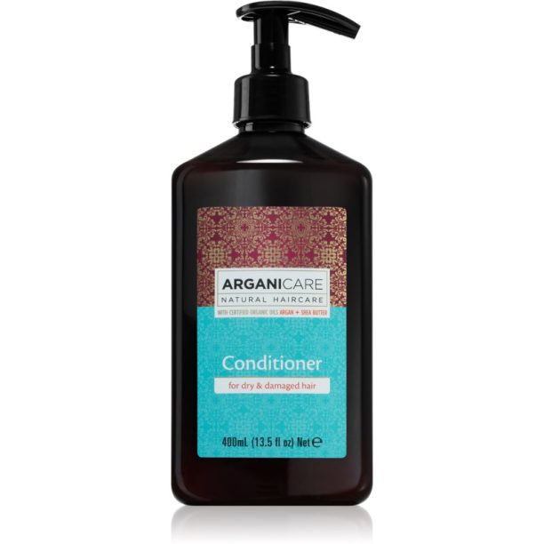 Arganicare Argan Oil & Shea Butter Conditioner балсам за суха и увредена коса 400 мл.