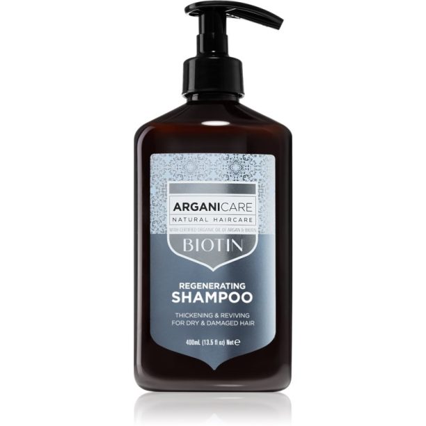 Arganicare Biotin Regenerating Shampoo шампоан за тънка коса с биотин 400 мл.