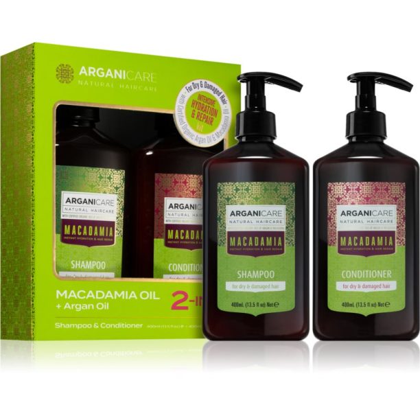 Arganicare Macadamia Intensive Hydration & Repair Kit подаръчен комплект (За коса)