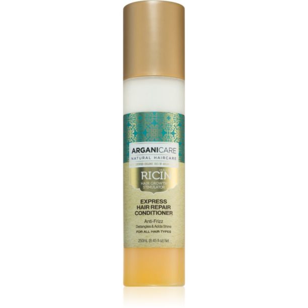 Arganicare Ricin Express Hair Repair Conditioner балсам без отмиване за увредена коса 250 мл.