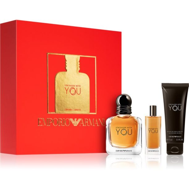 Armani Emporio Stronger With You подаръчен комплект за мъже