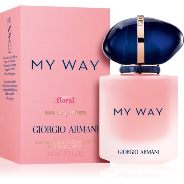 Armani My Way Floral парфюмна вода сменяема за жени 30 мл. купи на топ цена