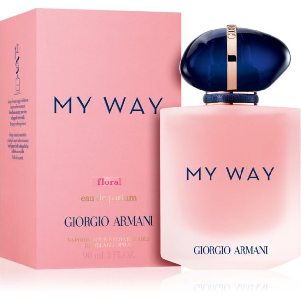 Armani My Way Floral парфюмна вода сменяема за жени 90 мл. купи на топ цена