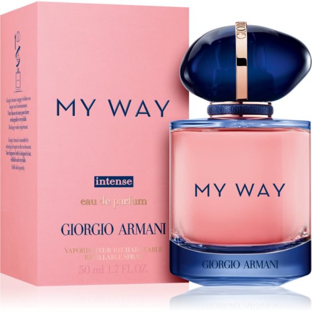 Armani My Way Intense парфюмна вода сменяема за жени 50 мл. купи на топ цена