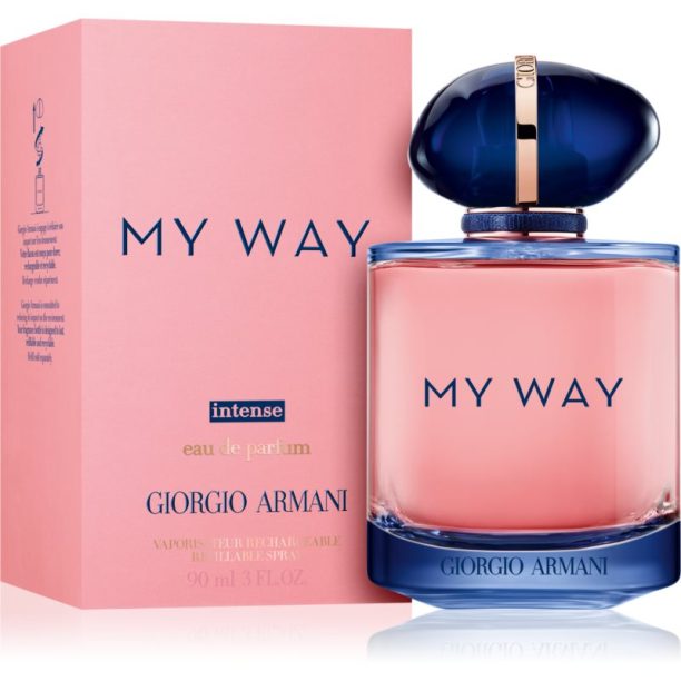 Armani My Way Intense парфюмна вода сменяема за жени 90 мл. купи на топ цена