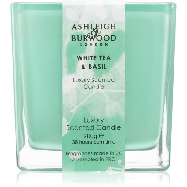 Ashleigh & Burwood London Life in Bloom White Tea & Basil ароматна свещ 200 гр.