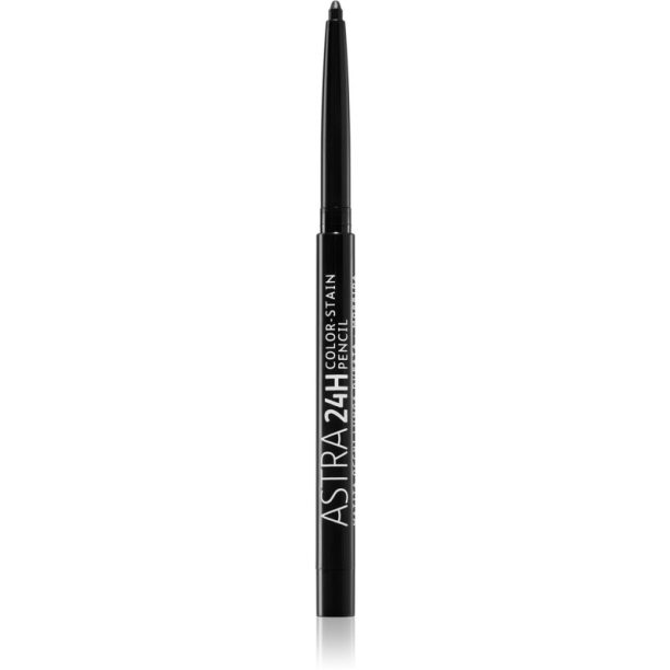 Astra Make-up 24h Color-Stain дълготраен молив за очи цвят Black 1