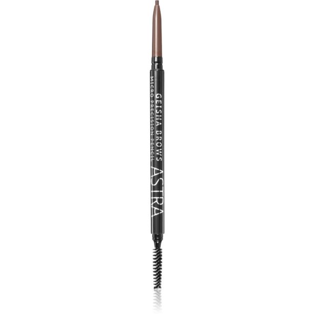 Astra Make-up Geisha Brows прецизен молив за вежди цвят 02 Ash Blonde 0