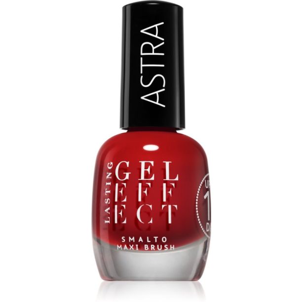 Astra Make-up Lasting Gel Effect дълготраен лак за нокти цвят 12 Rouge Passion 12 мл.