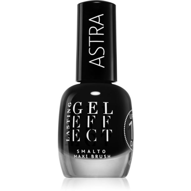 Astra Make-up Lasting Gel Effect дълготраен лак за нокти цвят 24 Noir Foncè 12 мл.