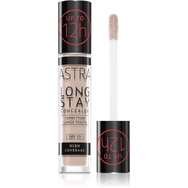 Astra Make-up Long Stay коректор с висока покривност SPF 15 цвят 01W Butter 4