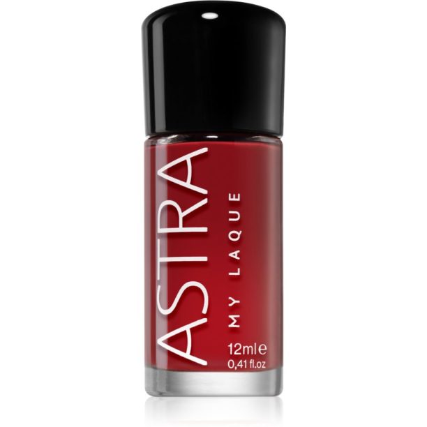 Astra Make-up My Laque 5 Free дълготраен лак за нокти цвят 22 Poppy Red 12 мл.