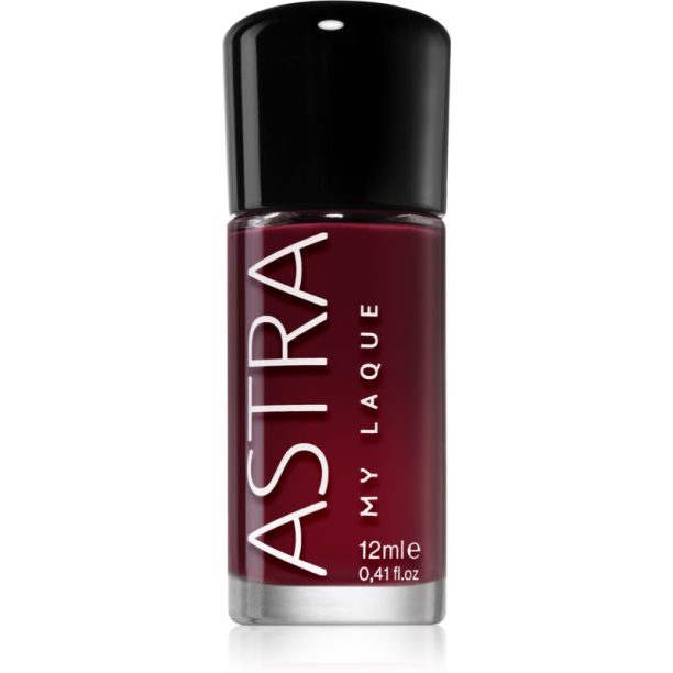 Astra Make-up My Laque 5 Free дълготраен лак за нокти цвят 24 Sophisticated Red 12 мл.