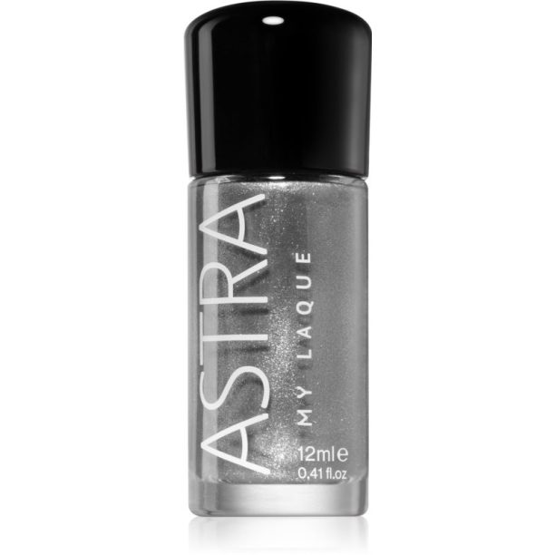 Astra Make-up My Laque 5 Free дълготраен лак за нокти цвят 39 Precious Silver 12 мл.