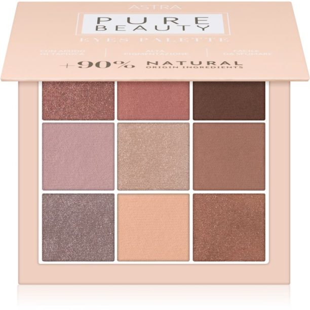 Astra Make-up Pure Beauty Eyes Palette палитра от сенки за очи 15