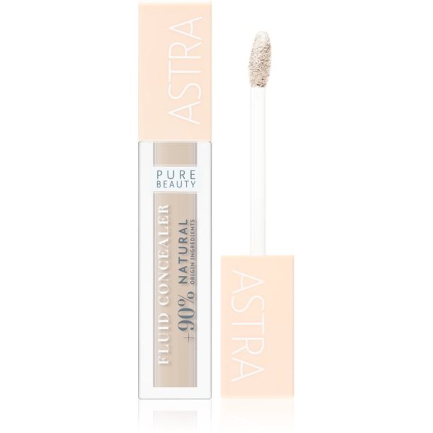 Astra Make-up Pure Beauty Fluid Concealer течен коректор цвят 01 Vanilla 5 мл.