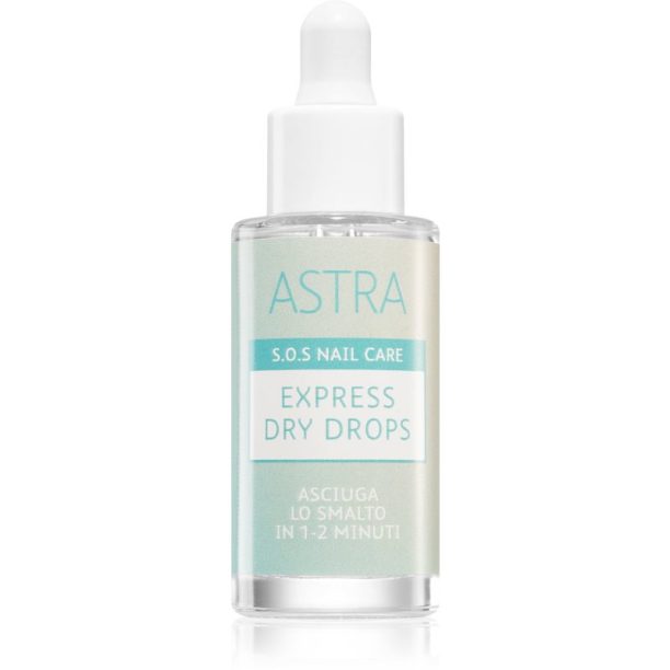 Astra Make-up S.O.S Nail Care Express Dry Drops капки ускоряващи изсъхването на лака 12 мл.