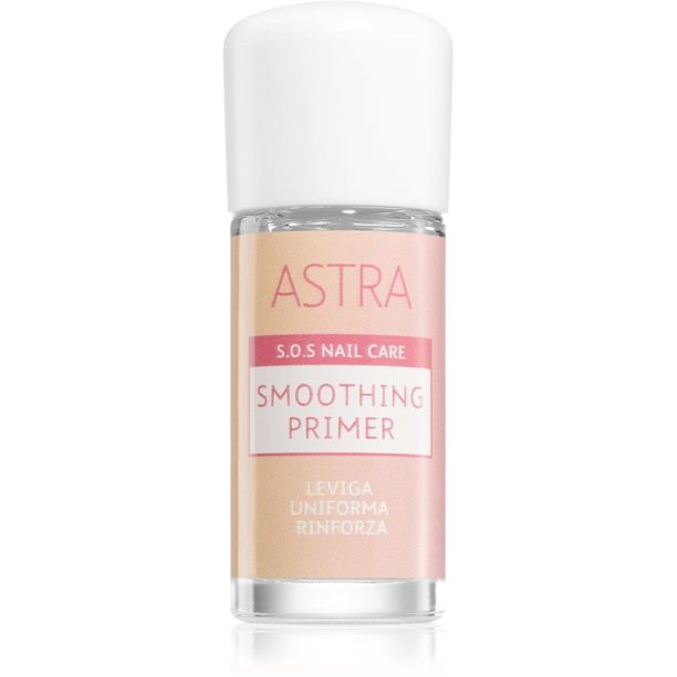 Astra Make-up S.O.S Nail Care Smoothing Primer изглаждаща основа-лак за нокти 12 мл.