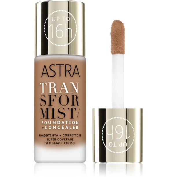 Astra Make-up Transformist дълготраен фон дьо тен цвят 07W Cashmere 18 мл.