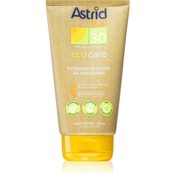 Astrid Sun Eco Care защитно мляко за загар SPF 30 150 мл.