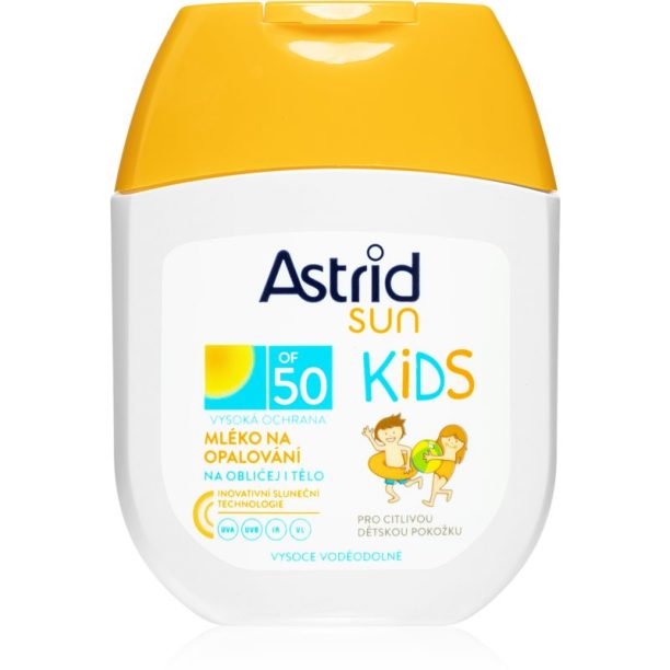 Astrid Sun Kids защитно мляко за загар за деца SPF 50 80 мл.