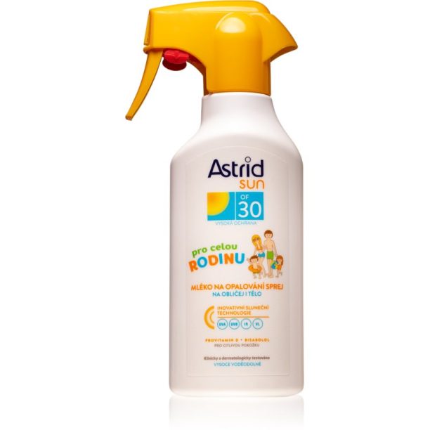 Astrid Sun мляко за загар  SPF 30 300 мл.