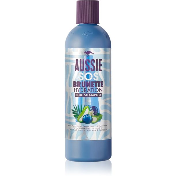 Aussie Brunette Blue Shampoo хидратиращ шампоан за тъмна коса 290 мл. на ниска цена