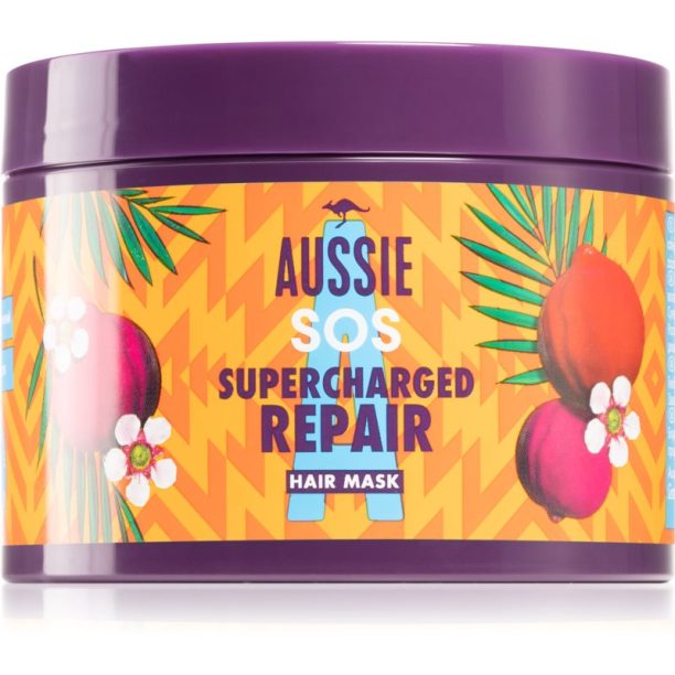 Aussie SOS Supercharged Repair маска за коса 450 мл.