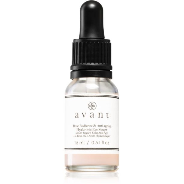 Avant Age Nutri-Revive Rose Radiance & Anti-ageing Hyaluronic Eye Serum озаряващ серум против бръчки за околоочната област 15 мл. на ниска цена